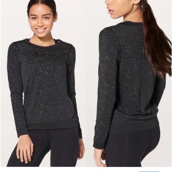 Lululemon Back In Action Long Sleeve Shirt Size 8 - Picture 1 of 6